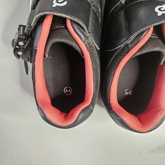 Peloton Cycling Shoe Mens 10 Black Red Womens 11.5 EU 44 - Picture 7 of 9
